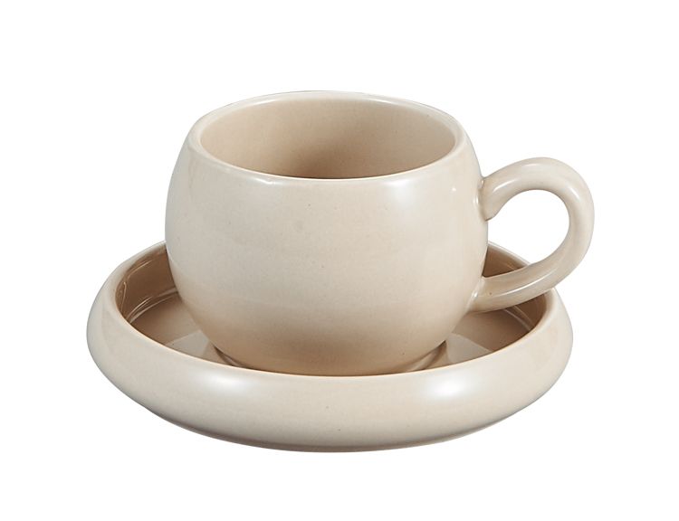 Bondy Mokkatassen Set – Taupe | 4-teilig